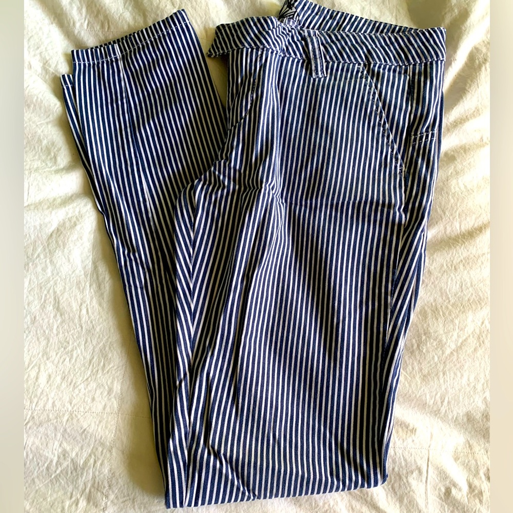 Junior Volcom Pants With Railroader Stripes Size 3 - image 1